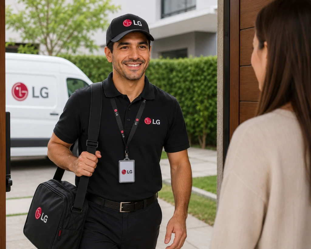 Técnico certificado LG llegando a domicilio en Providencia